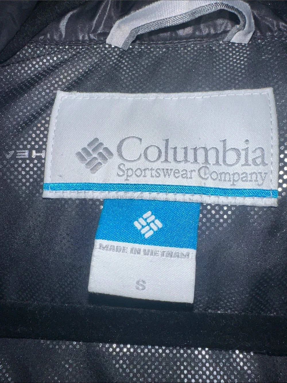 Columbia Men's Black & Red Insulated Puffer Jacket with Omni Heat Small